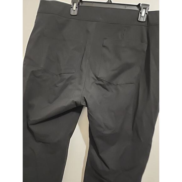 Spanx Women Backseam Skinny Elastic Waist Pull On Black Cropped Pant Size 2XP - Picture 6 of 7